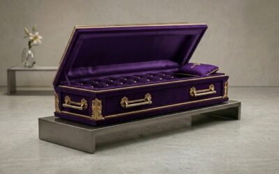The Royal Purple Coffin: Symbolism, Luxury Craftsmanship, and Bespoke Funeral Elegance